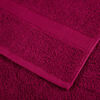 vidaXL Serviettes de toilette premium SOLUND 4 pi&egrave;ces Bordeaux 30 x 30 cm 600 g/m&sup2;