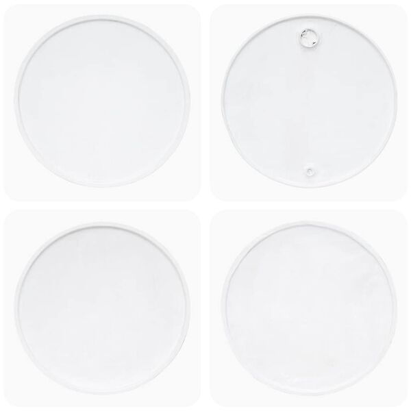 vidaXL Table basse Bois de récupération massif 60x45 cm Blanc