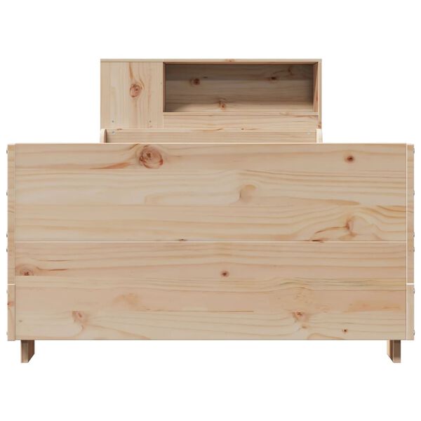 vidaXL Cadre de lit sans matelas 75x190 cm bois de pin massif