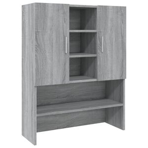 vidaXL Meuble pour machine &agrave; laver Sonoma gris 70,5x25,5x90 cm