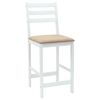 vidaXL Chaises de salle &agrave; manger 2 pcs Blanc 40 x 47,5 x 99,5 cm