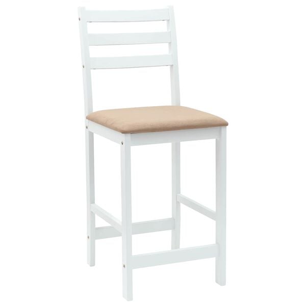 vidaXL Chaises de salle &agrave; manger 2 pcs Blanc 40 x 47,5 x 99,5 cm