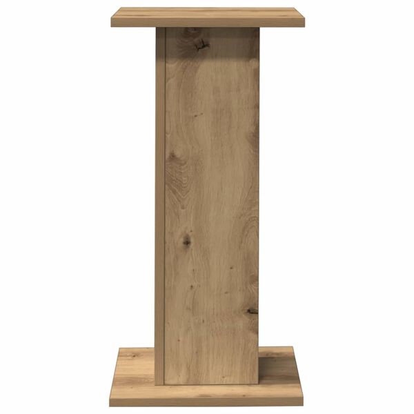 vidaXL Supports de haut-parleurs 2 pcs chêne artisanal bois ingénierie