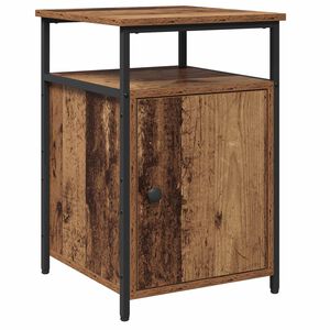 vidaXL Cabinet de chevet Vieux bois Bois d'ing&eacute;nierie