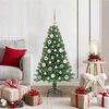vidaXL Sapin de No&euml;l artificiel Vert 120 cm PVC, Acier et Plastique