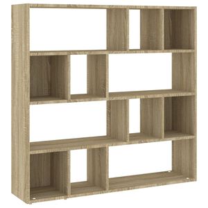 vidaXL Biblioth&egrave;que/S&eacute;parateur de pi&egrave;ce Ch&ecirc;ne Sonoma 105x24x102 cm