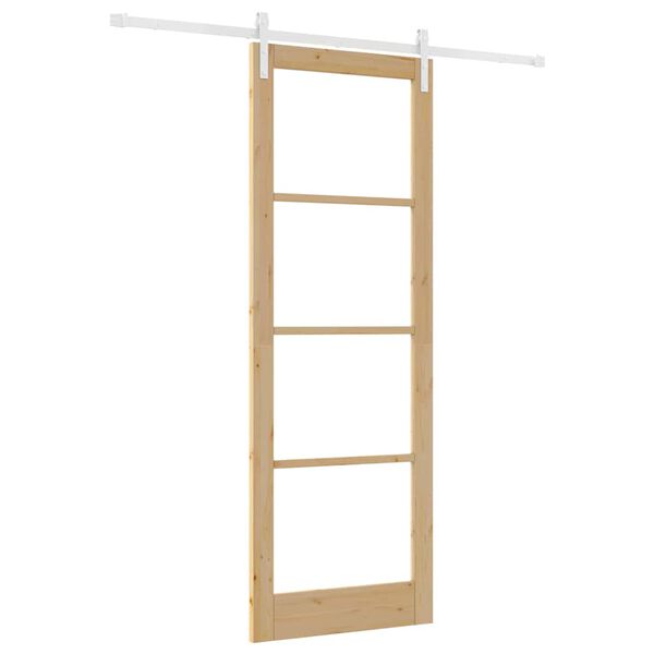 vidaXL Porte coulissante ORKDAL Naturel 83 x 232 cm