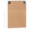 vidaXL Armoires murales 2 pcs blanc brillant bois d'ing&eacute;nierie