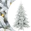 vidaXL Sapin de Noël Artificiel à Branches Articulées 210 cm PVC