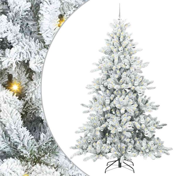 vidaXL Sapin de Noël Artificiel à Branches Articulées 210 cm PVC