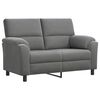 vidaXL Canap&eacute; Gris fonc&eacute; 154 x 85 x 93 cm Velours