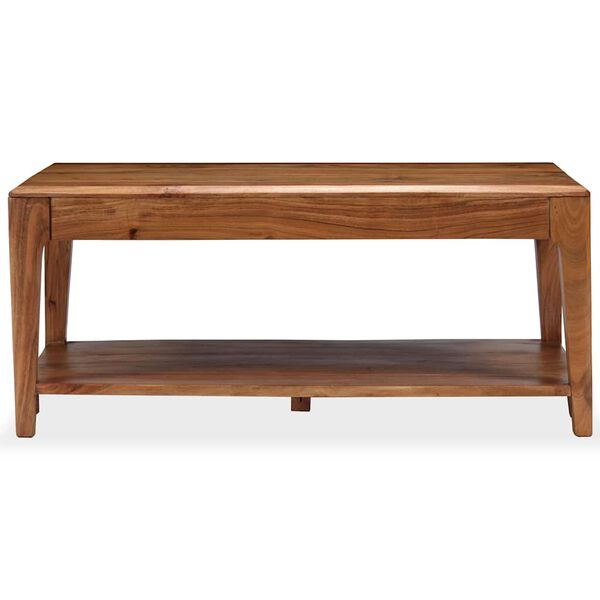 vidaXL Table basse Bois massif 88x50x38 cm