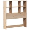 vidaXL Lit biblioth&egrave;que sans matelas 90x190 cm bois de pin massif