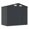 vidaXL Abri de stockage pour jardin Anthracite Acier 204x132x186 cm
