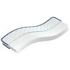 vidaXL Matelas en mousse &agrave; m&eacute;moire de forme blanc 70x200x17 cm doux