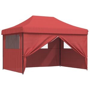 vidaXL Tente de f&ecirc;te 279 x 410 x 315 cm Bordeaux Tissu Oxford