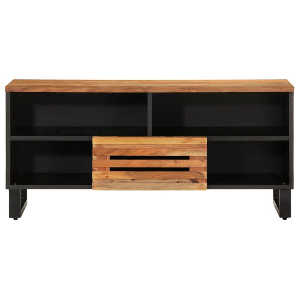 vidaXL Meuble TV 100x34x46 cm bois d'acacia massif