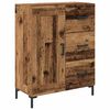 vidaXL Haut Armoire avec tiroir 2 pcs Bois ancien Bois d'ing&eacute;nierie