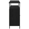 vidaXL Buffet Ch&ecirc;ne noir 100 x 35 x 80 cm Bois d'ing&eacute;nierie