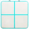 vidaXL Tapis gonflable de gymnastique avec pompe 200x200x20cm PVC Vert