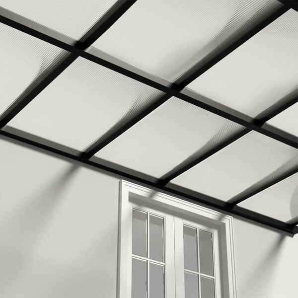 vidaXL Feuilles de polycarbonate 8 pcs 4 mm 121x60 cm
