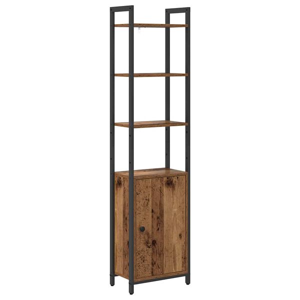 vidaXL Biblioth&egrave;que Bois Ancien 40 x 24 x 161 cm Bois d'ing&eacute;nierie
