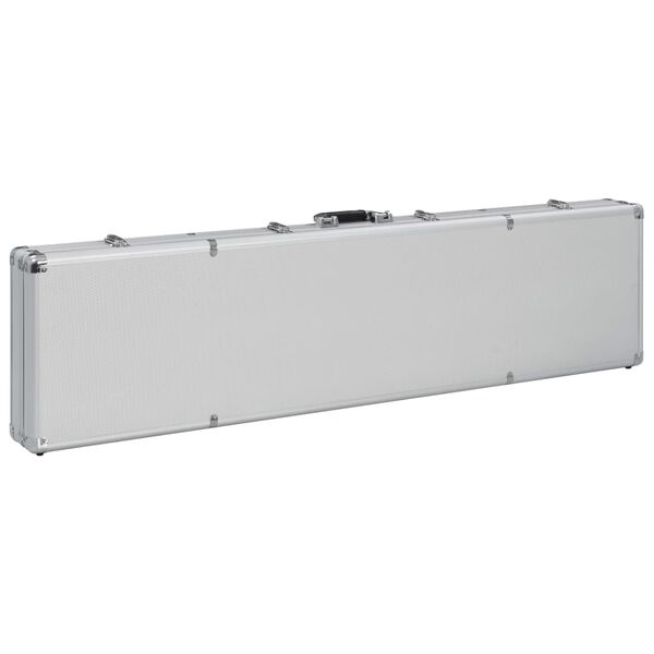 vidaXL Mallette pour arme à feu Argenté 134 x 35 x 12 cm Aluminium