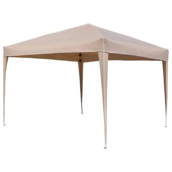 HI Tente de r&eacute;ception pliable 3 x 3 m beige