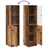 vidaXL Haut Armoire Bois Ancien 35 x 37 x 142 cm Bois d'ing&eacute;nierie