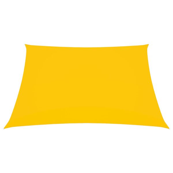 vidaXL Voile de parasol tissu oxford carr&eacute; 4,5x4,5 m jaune