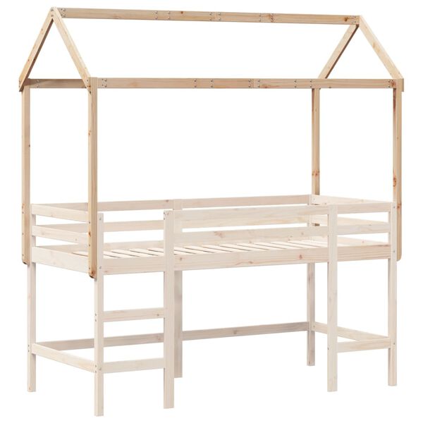 vidaXL Toit de lit pour enfants 207x95,5x159 cm bois de pin massif