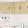 vidaXL Armoire d'angle murale de cuisine Porto ch&ecirc;ne sonoma