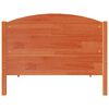 vidaXL Cadre de lit sans matelas cire marron 100x200cm bois pin massif