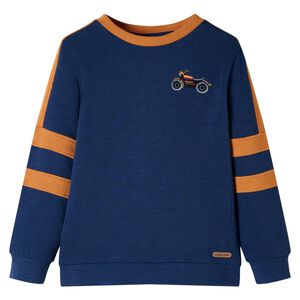 Sweatshirt pour enfants bleu indigo 92