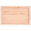 vidaXL &Eacute;tag&egrave;re murale 80x50x(2-6) cm bois de ch&ecirc;ne massif non trait&eacute;