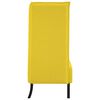vidaXL Canap&eacute; &agrave; Haut Dossier 101cm Jaune clair tissu