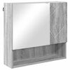 vidaXL Armoire Miroir Gris Sonoma 59 x 17 x 55 cm Bois d'ing&eacute;nierie