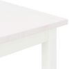 vidaXL Table basse Blanc 50 x 50 x 36 cm Bois de pin massif