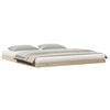 vidaXL Cadre de lit au sol Naturel 213,5 x 184 x 9 cm Pin massif