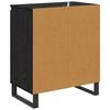 vidaXL Buffet Ch&ecirc;ne noir 60 x 35 x 70 cm Bois d'ing&eacute;nierie