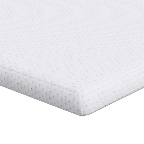 vidaXL Surmatelas Blanc 180 x 200 cm Tissu Jacquard