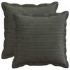 vidaXL Housse de coussin 2 pc HOUTEN Anthracite 30 x 30 cm