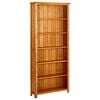 vidaXL Biblioth&egrave;que &agrave; 6 &eacute;tag&egrave;res 80x22,5x180 cm Bois de ch&ecirc;ne massif