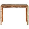 vidaXL Table de salle &agrave; manger 110x55x76cm Bois massif de r&eacute;cup&eacute;ration