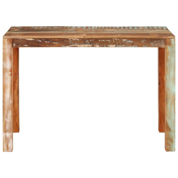 vidaXL Table de salle &agrave; manger 110x55x76cm Bois massif de r&eacute;cup&eacute;ration