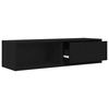 vidaXL Meuble TV 2 pcs ch&ecirc;ne noir 100x31x25,5 cm bois d'ing&eacute;nierie
