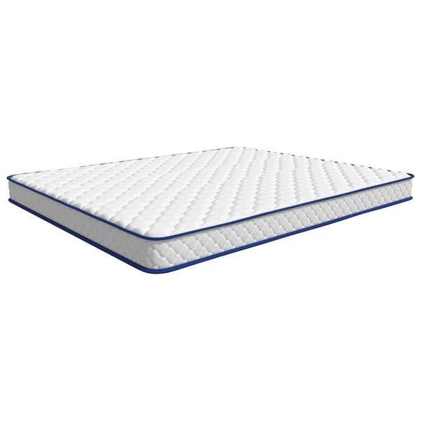 vidaXL Matelas Blanc 200 x 180 x 17 cm Mousse PU
