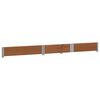 vidaXL Collier de palette marron 150x50 cm bois de pin solide