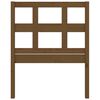 vidaXL T&ecirc;te de lit Marron miel 80,5x4x100 cm Bois massif de pin