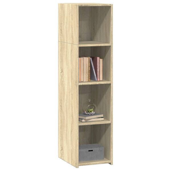 vidaXL Buffet chêne sonoma 30x41x124 cm bois d'ingénierie